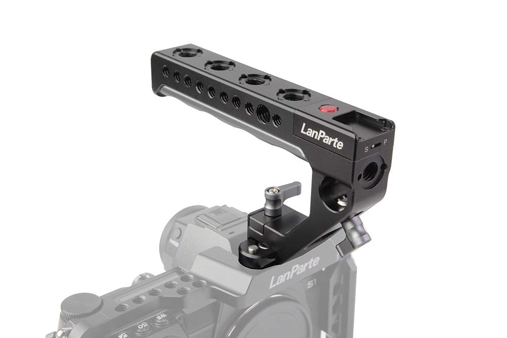 LanParte LANC R/S Button Top Handle with NATO Mount for All LANC Controlled Cameras